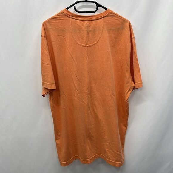 Izod Saltwater orange/peach shirt sz L - Picture 5 of 5